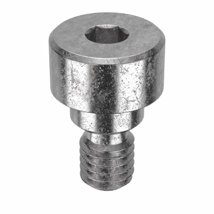 Shoulder Screw: Precision, #10-32 Thr Size, 1/4 in Thr Lg, 1/8 in Shoulder Lg, Std, Plain, 10 PK