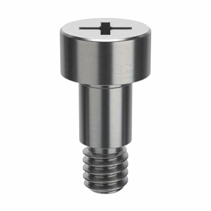 Shoulder Screw: Precision, #8-32 Thr Size, 3/16 in Thr Lg, 1/4 in Shoulder Lg, Std, Plain, 10 PK