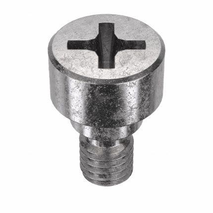 Shoulder Screw: Precision, #10-32 Thr Size, 1/4 in Thr Lg, 1/8 in Shoulder Lg, Std, Plain, 5 PK