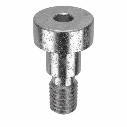 Shoulder Screw: Precision, M10-1.5 Thr Size, 16 mm Thr Lg, 12 mm Shoulder Lg, Std, Plain, 5 PK