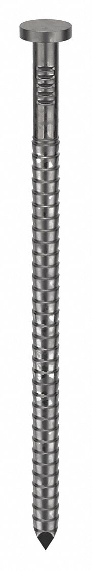 DUO-FAST Siding Nails,1.875" L,Galvanized,PK3600: Siding Nails, Flat, Ring, Steel, Plastic, 3,600 PK