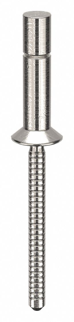 Blind Rivet,1.796" L,0.1875" dia,PK25: Inch, 1 51/64 in Overall Lg, 31/64 in Body Lg, Dome, 25 PK