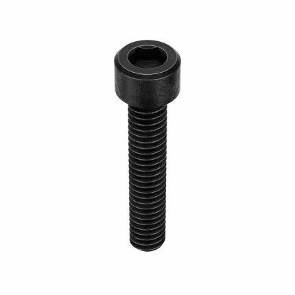 Socket Head Cap Screw: #8-32 Thread Size, 7/8 in Lg, Std, Black Oxide, Steel, 9/64 in Drive, 100 PK