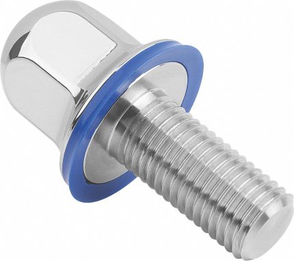 Crowned Hygienic Flanged Hex Head Bolts with Sealing Washer