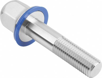 Crowned Hygienic Flanged Hex Head Bolts with Sealing Washer