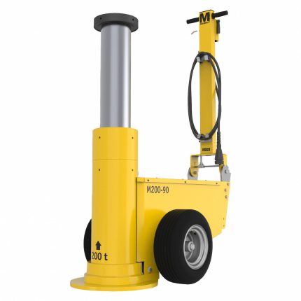 ESCO/EQUIPMENT SUPPLY CO Heavy Lifting Jack: Steel, Remote Control, Air/Hydraulic, 57 in Max Lift