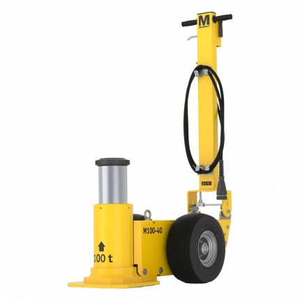 ESCO/EQUIPMENT SUPPLY CO Heavy Lifting Jack: Steel, Remote Control, Air/Hydraulic, Folding Handle