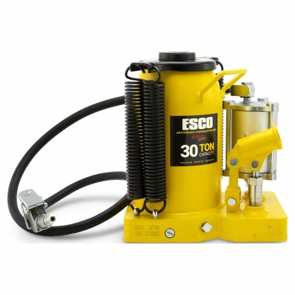 ESCO/EQUIPMENT SUPPLY CO Bottle Jack: Steel, Trigger, Air/Mechanical, 30 ton Load Capacity