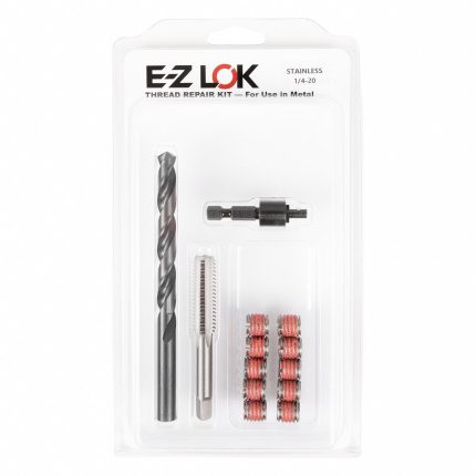 APPROVED VENDOR Self Locking Thread Insert: Std Wall, 1/4"-20 Int Thrd Sz, 7/16"-14 Ext Thrd Sz