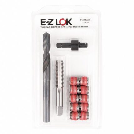 APPROVED VENDOR Self Locking Thread Insert: Std Wall, 7/16"-20 Int Thrd Sz, 5/8"-11 Ext Thrd Sz