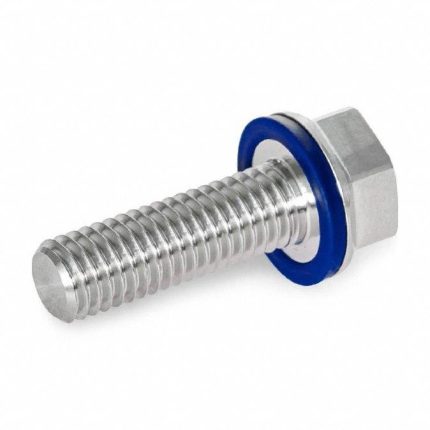 Low-Profile Hygienic Hex Head Screws with Sealing Washer
