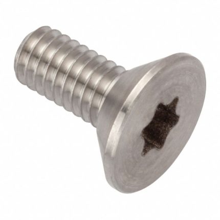 Socket Head Cap Screw: M4x0.7 Thread Size, 10 mm Lg, Flat, Plain, Stainless Steel, A286, T20 Drive