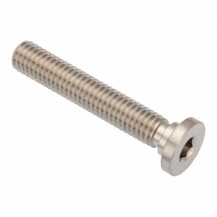 Socket Head Cap Screw: M5x0.8 Thread Size, 25 mm Lg, Ultra-Low-Profile Std, Plain, Stainless Steel