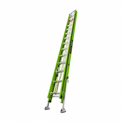 LITTLE GIANT Extension Ladder: 28 ft Ladder Size, Fiberglass, 375 lb Load Capacity, 74 lb Wt