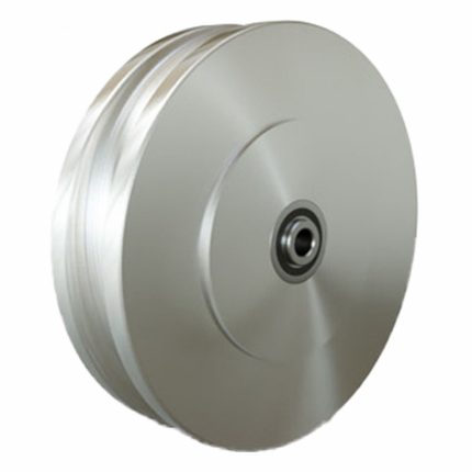 HAMILTON Track Wheel: 8 in Wheel Dia., 2 in Wheel Wd, 1,950 lb Load Capacity, 1/2 in For Axle Size